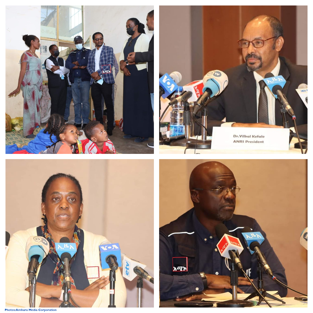 UN leadership in Ethiopia visits IDPs in Amhara Region