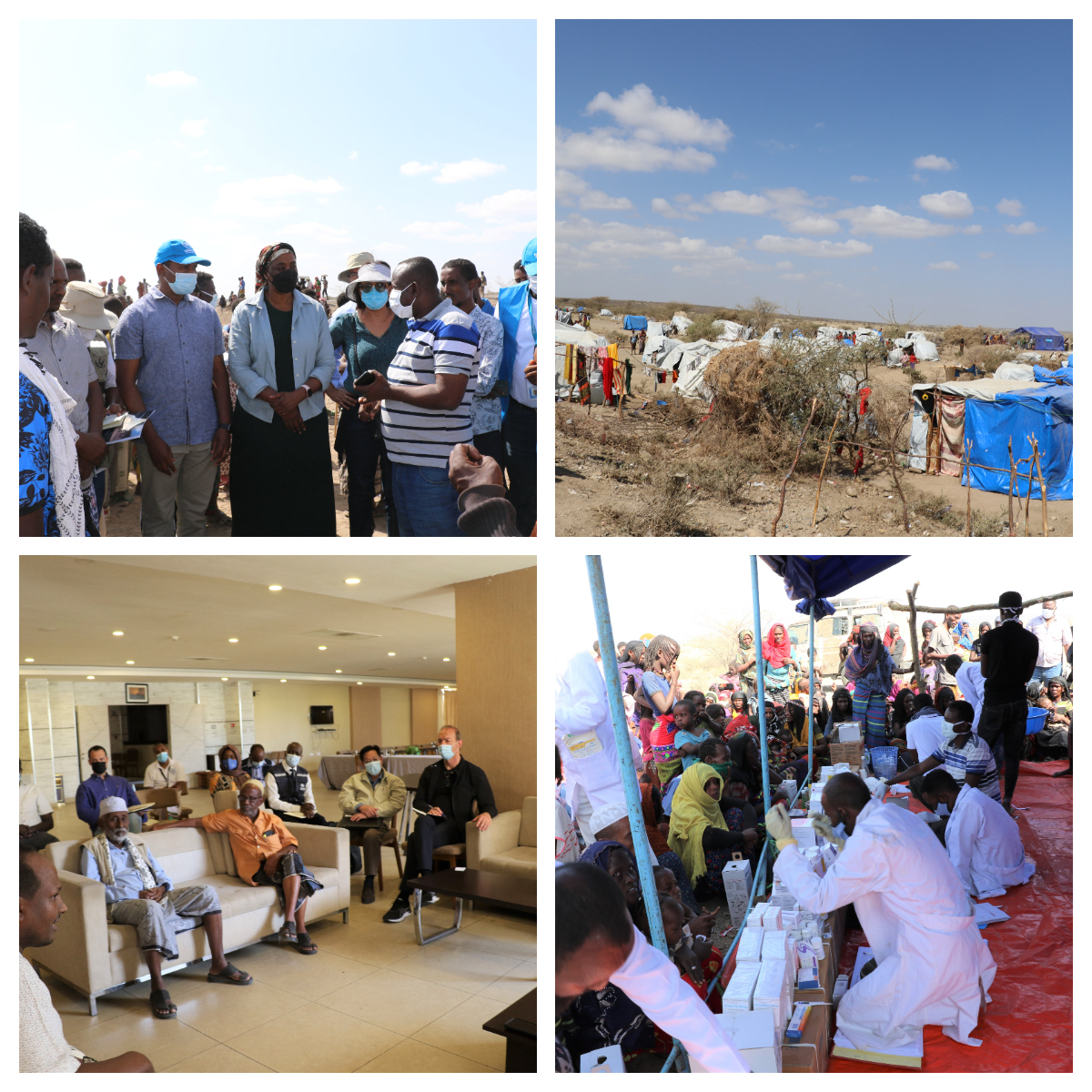 Ethiopia Humanitarian Country Team visits IDPs, humanitarian response in Afar